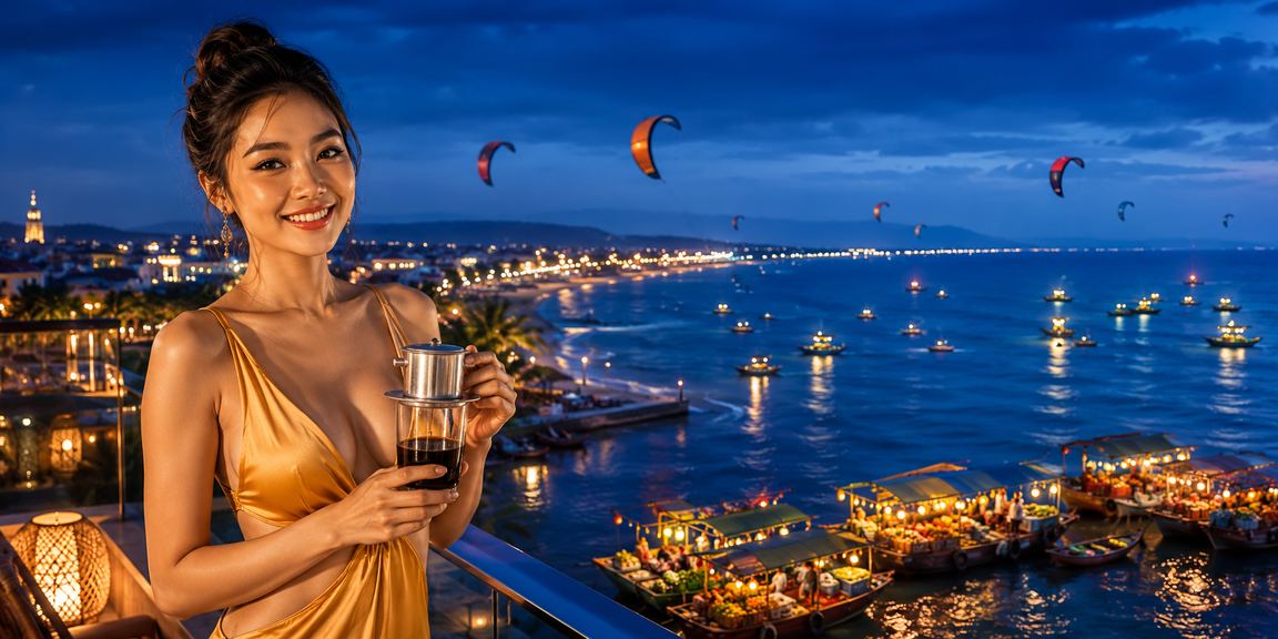 Người chơi enjoy slots tại Mũi Né khi thư giãn bên bờ biển